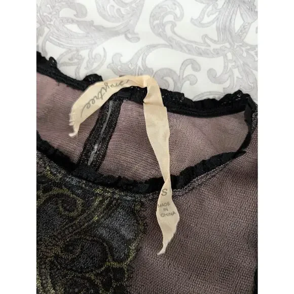 mystree stretch mesh top size small - Picture 4 of 7